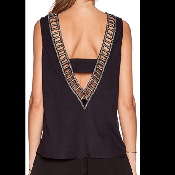 MLV Tops - MLV Luna embellished low back top